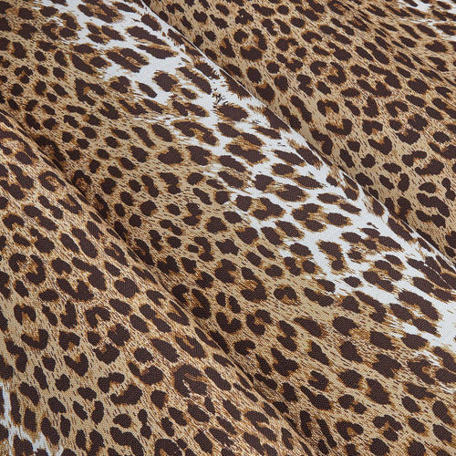 Chestnut Brown Leopard Fabric