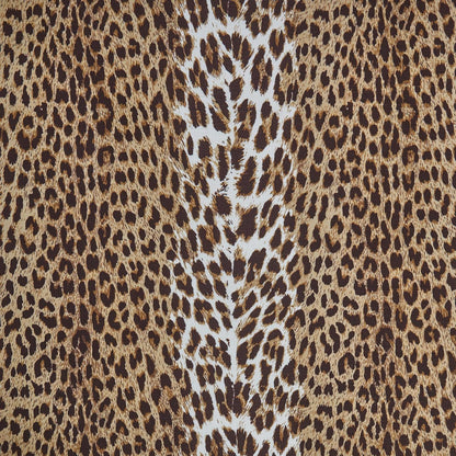 Chestnut Brown Leopard Fabric