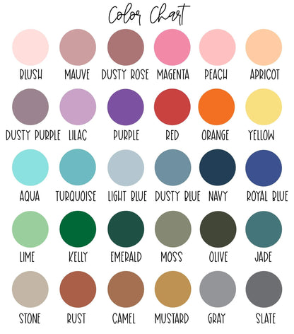 Custom Solid Color & Font Personalized Toddler Blanket