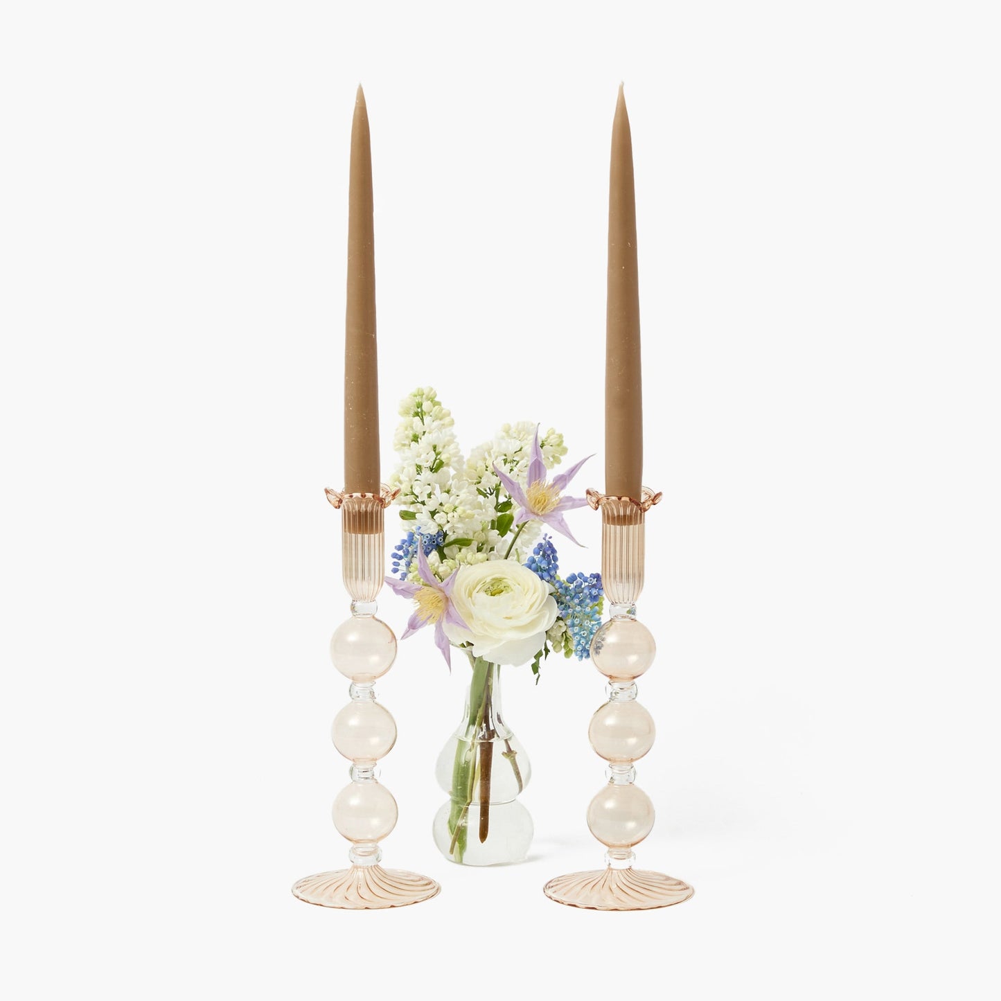 Chestnut Eden Candle Holders (Pair)