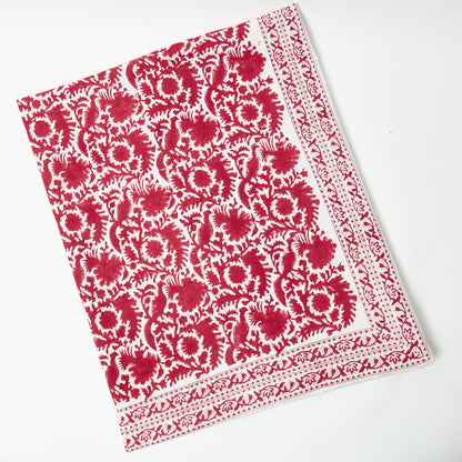 Cranberry Pheasant Tablecloth