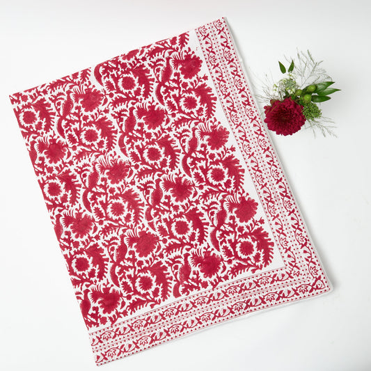 Cranberry Pheasant Tablecloth