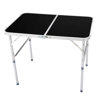 3ft Aluminum Folding Table – Portable, Locking Legs, 110 lb. Capacity