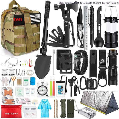 40-Piece Tactical Survival Emergency Kit – Outdoor & Emergency Preparedness Set