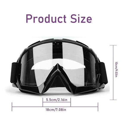 Windproof Riding Goggles | Anti-Scratch, Dustproof for Motorcycle, Ski & Racing