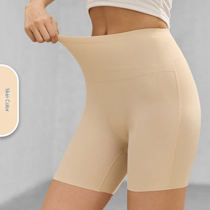 Women's High-Waist Seamless Ice Silk Safety Shorts – 4 Colors