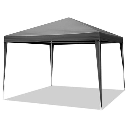 10x10ft Outdoor Party Tent Canopy – Waterproof PE Cloth & Powder-Coated Steel Frame for Weddings, BBQs & Events