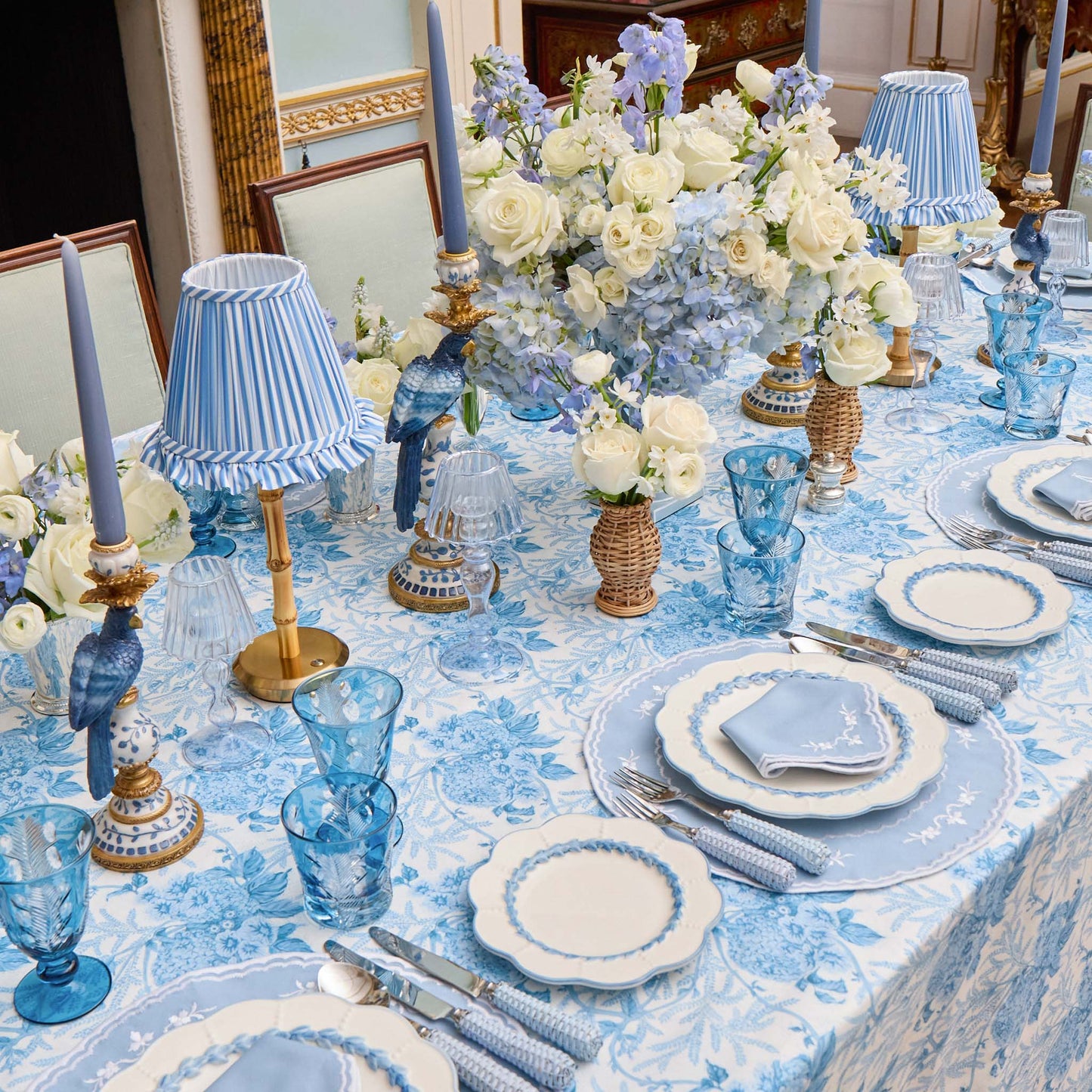 Blue Laurel Dinner Plate