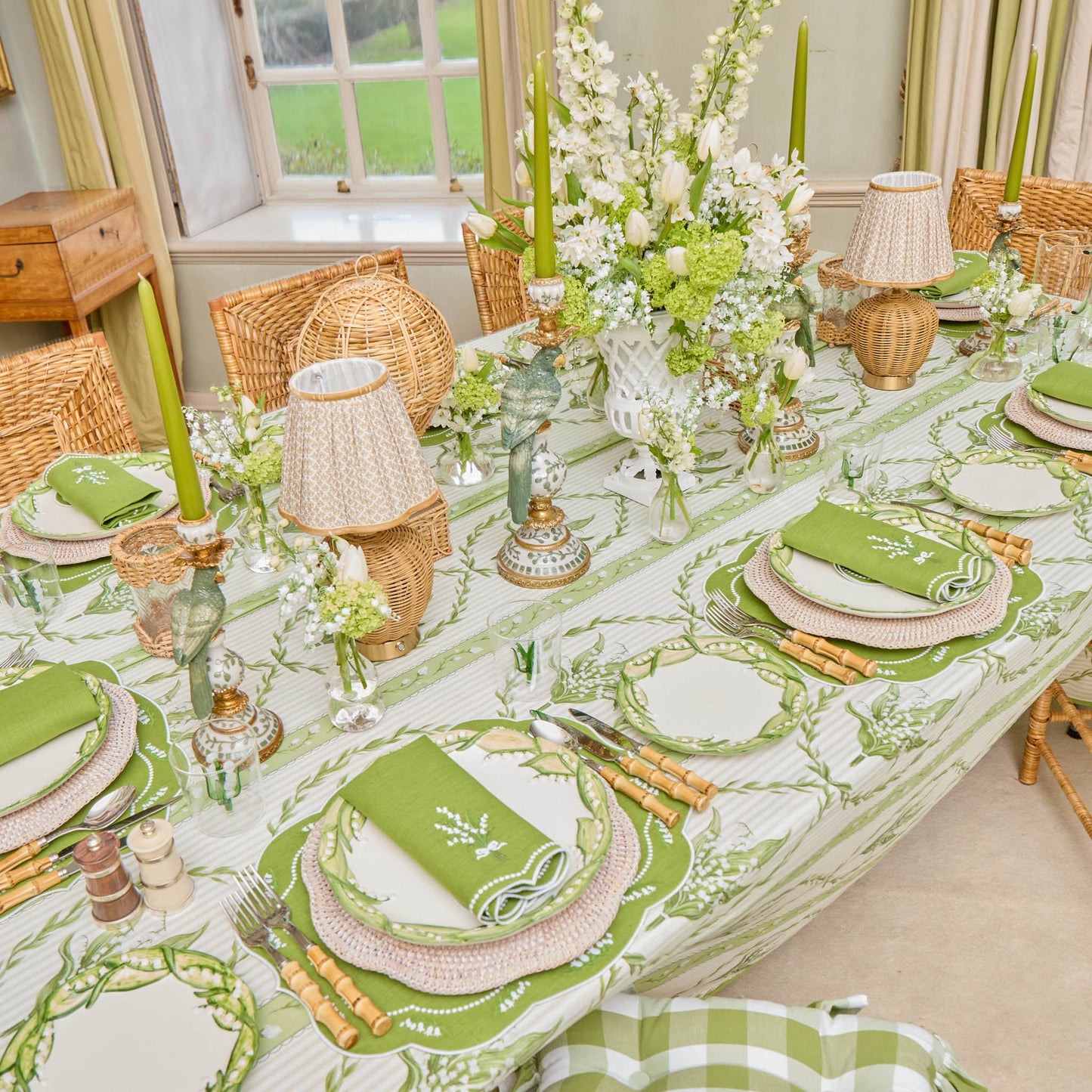 Lily of the Valley Dinner Plates (Set of 4)