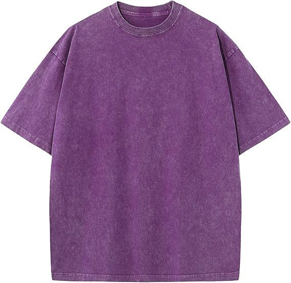 Men's Heavyweight Vintage Washed Drop-Shoulder T-Shirt