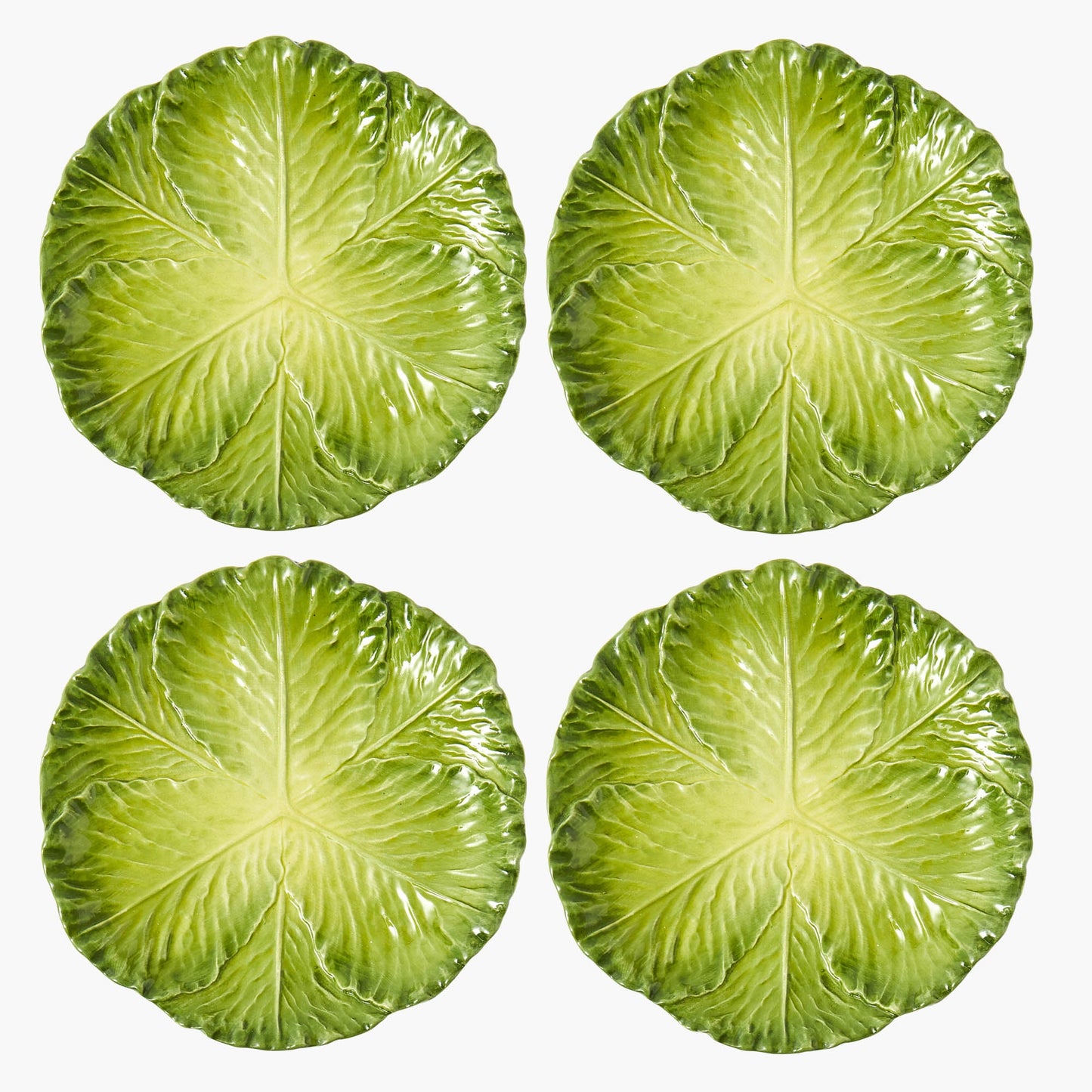 Green Serena Cabbage Dinner Plate
