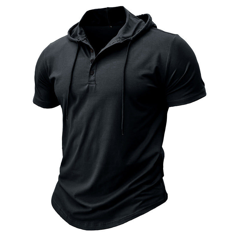 Men's Cotton Blend Fitness Short-Sleeve Sport T-Shirt – 10 Colors