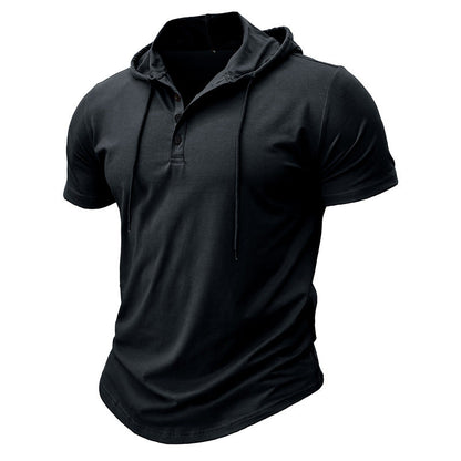 Men's Cotton Blend Fitness Short-Sleeve Sport T-Shirt – 10 Colors