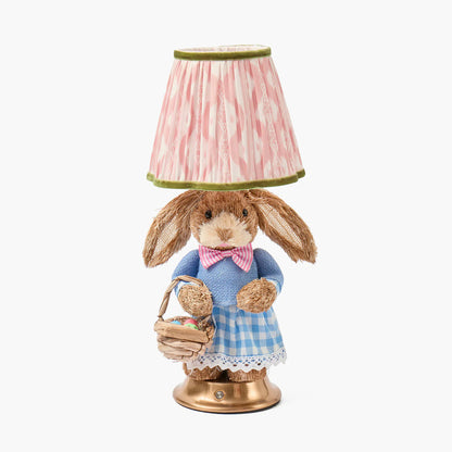 Pink & Green Ikat Lampshade (18cm)