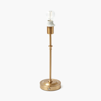 Edie Rechargeable Lamp with Pink Lotus Shade (18cm)