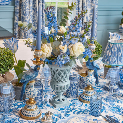 Dusty Blue Candles (Set of 8)