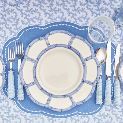 Blue Eloise Linen Placemats (Set of 4)