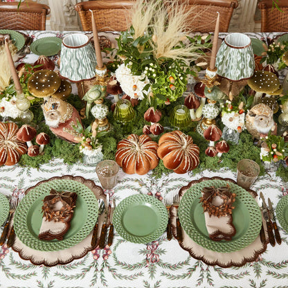 Taupe & Chocolate Isabella Placemats & Napkins (Set of 4)