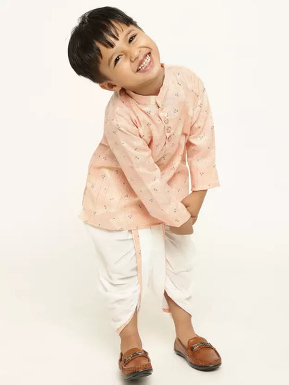 Baby Boys Festive & Party Dhoti & Kurta Set