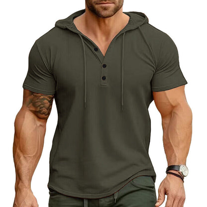 Men's Cotton Blend Fitness Short-Sleeve Sport T-Shirt – 10 Colors