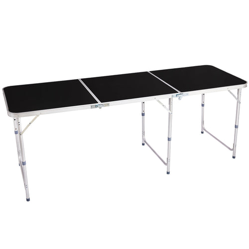6ft Aluminum Folding Table – Portable Tri-Fold, 110 lb. Capacity