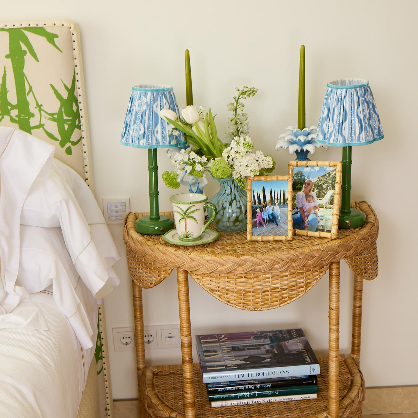 Aria Rattan Braided Side Table