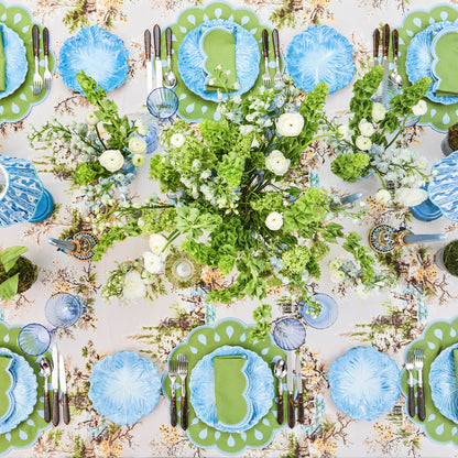 Blue Serena Cabbage Dinner Plate