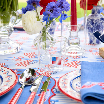 USA Flag Glasses (Set of 4)