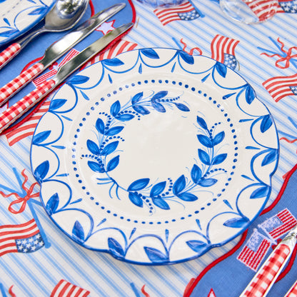 Elizabeth Blue Garland Dinner & Starter Plates (Set of 8)