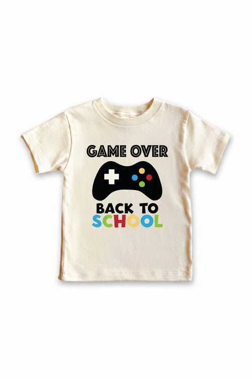 Game Over Kids Graphic Tee | Natural