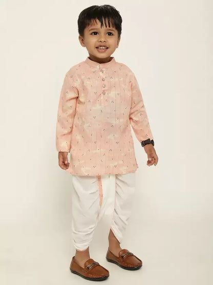 Baby Boys Festive & Party Dhoti & Kurta Set