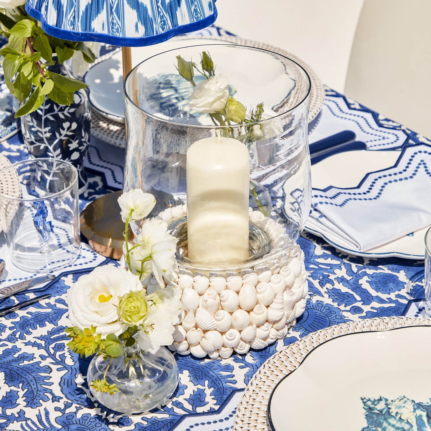 White Pillar Candle (Pair)