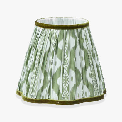 Olive Ikat Lampshade (18cm)