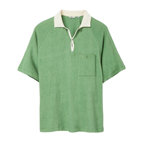 Raglan Terry Polo (Green)
