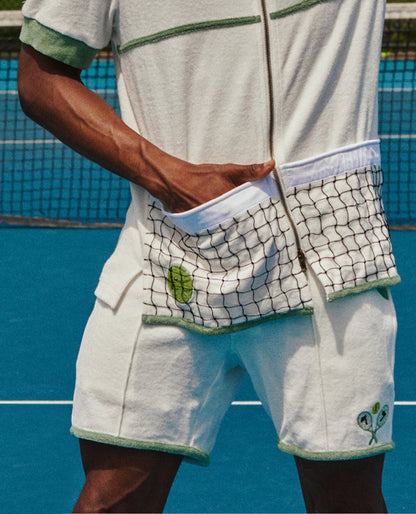 'Fault One' Tennis Cabana Shorts