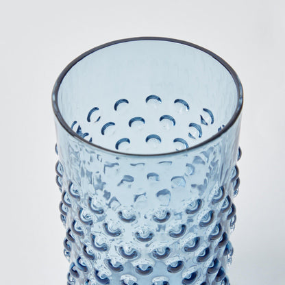 Navy Hobnail Glasses (Set of 6)