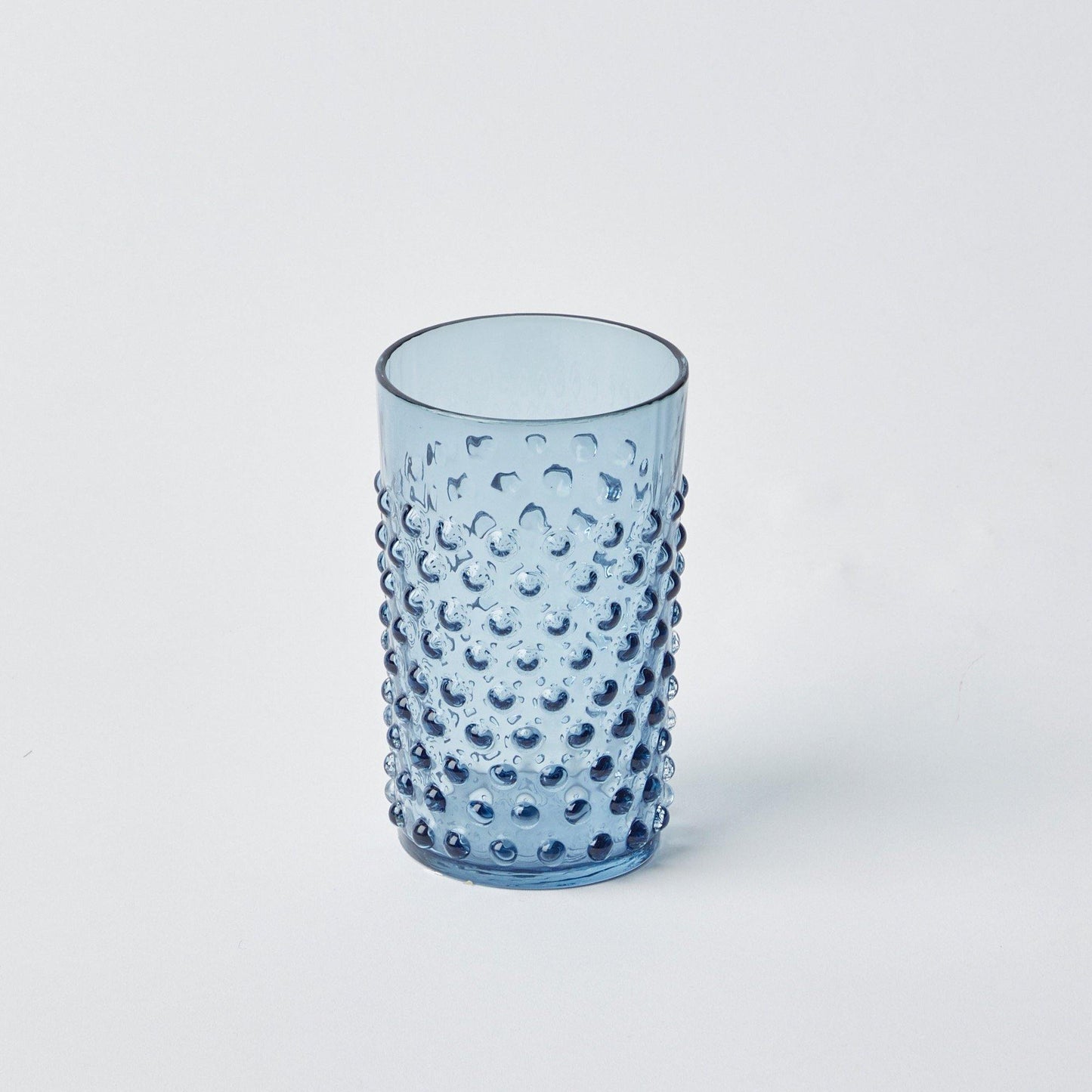 Navy Hobnail Glasses (Set of 6)