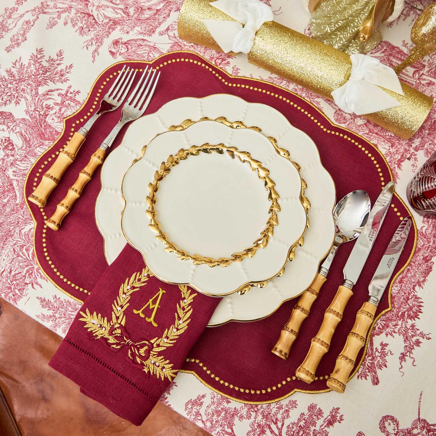 Gold Laurel Starter Plate