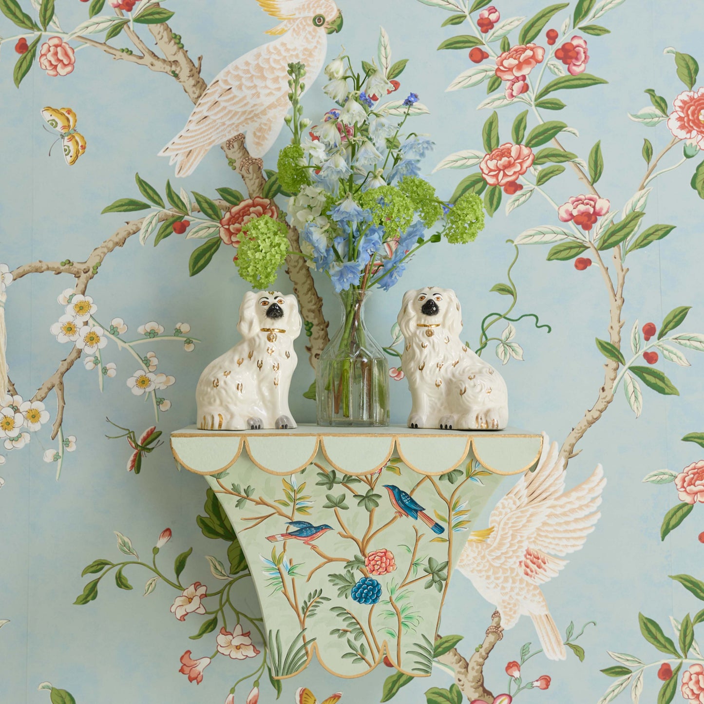 Chinoiserie Tole Wall Sconce