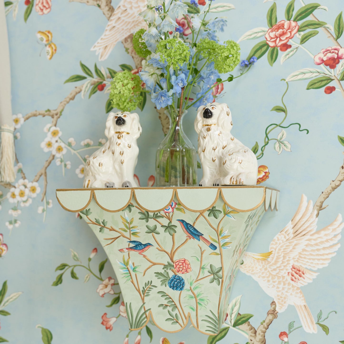 Chinoiserie Tole Wall Sconce