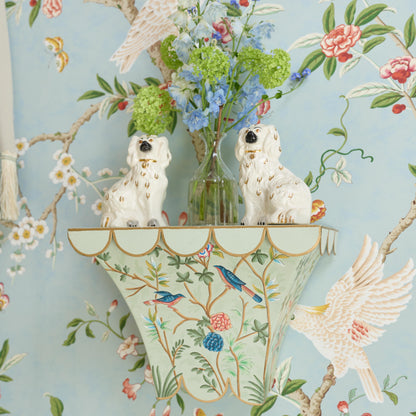 Chinoiserie Tole Wall Sconce