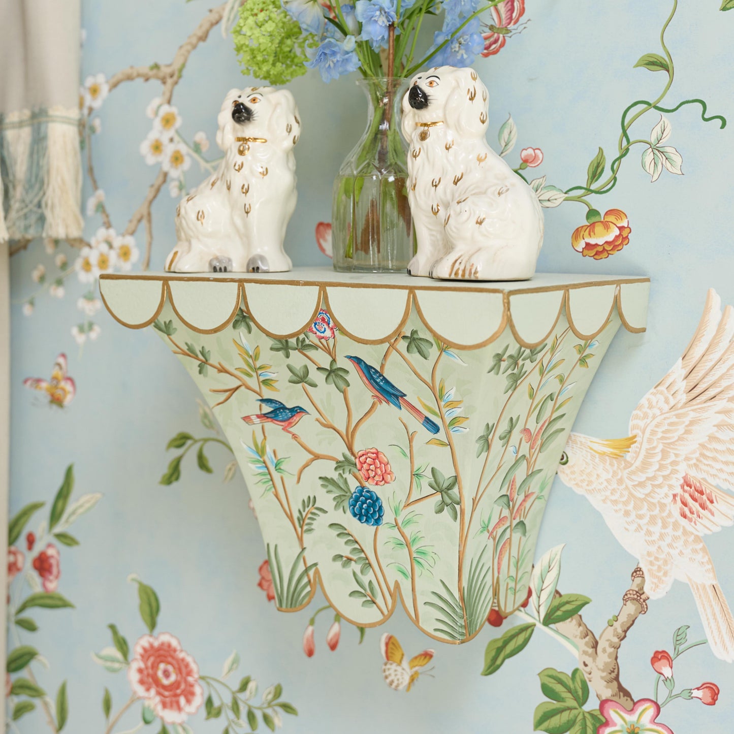 Chinoiserie Tole Wall Sconce