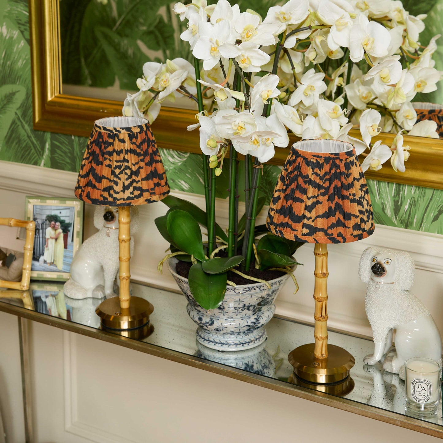 Tiger Print Lampshade (18cm)