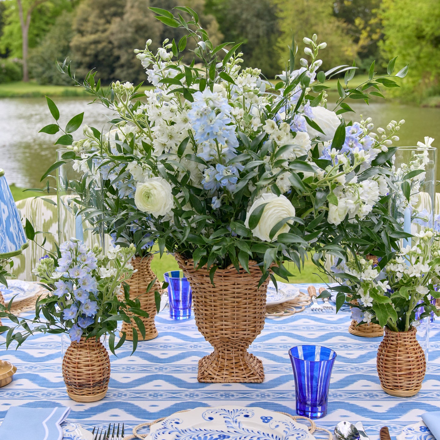 Mini Natural Rattan Vase (Set of 3)