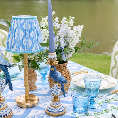 Dusty Blue Candles (Set of 8)