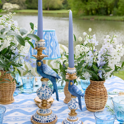 Dusty Blue Candles (Set of 8)