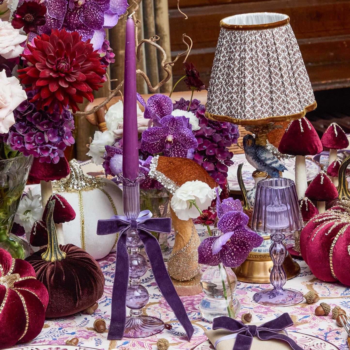 Eden Purple Candle Set