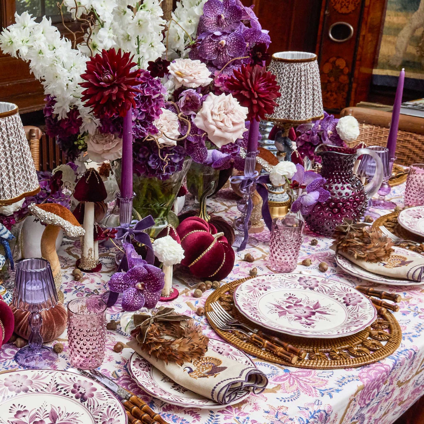 Eden Purple Candle Set