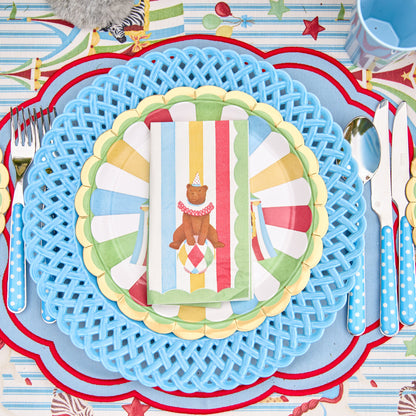 Circus Party Paper Plate & Napkin Set