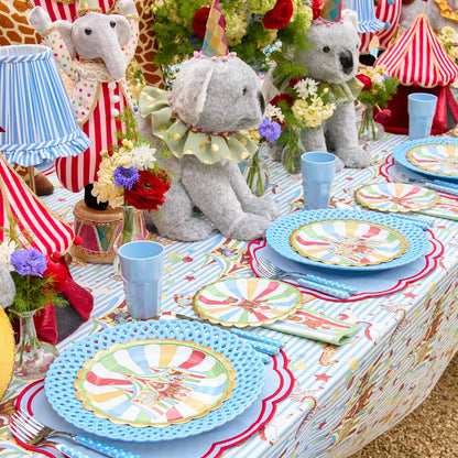 Circus Party Paper Plate & Napkin Set